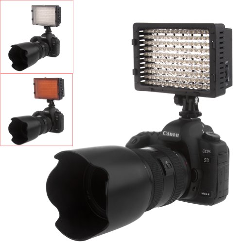 CN 160 LED CN-160 Dimmable Ultra High Power Panel Digital Camera / Camcorder Video Light, LED Light for Canon, Nikon, Pentax, Panasonic,SONY, Samsung and Olympus Digital SLR Cameras - Image 3