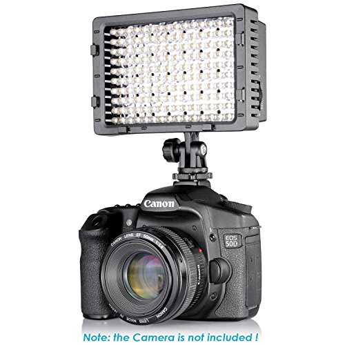 CN 160 LED CN-160 Dimmable Ultra High Power Panel Digital Camera / Camcorder Video Light, LED Light for Canon, Nikon, Pentax, Panasonic,SONY, Samsung and Olympus Digital SLR Cameras - Image 8